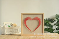 DIY Heart String Art Kit for Valentine's Day
