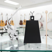 Cowbell with Clamp Adjustable Drum Cowbell Set Easy to Install Percussion Accessory for Drummers, Percussionists