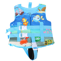 Kids' Cartoon Foam Life Vest for Swimming and Water Activities