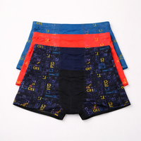 Men's Breathable Modal Boxers with Moisture Wicking Flat Leg Design for Daily Wear, Soft Active Underwear Multipack for