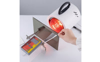 Portable Infrared Heating Lamp 275W Infrared Heat Lamp 220V Red Light for Car Detailers, Automotive Technicians, Workshop