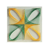 Geometric Quadrisection String Art DIY Kit