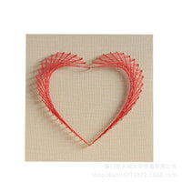 DIY Heart String Art Kit for Valentine's Day