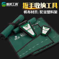 Combination Wrench Set with Canvas Storage Pouch