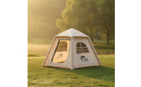 Quick-Setup Inflatable Tent Portable Camping Tent with Pump Lightweight Tents Manual for Backpackers