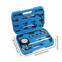 Engine Compression Tester Kit Hinged Lid Cylinder Pressure Gauge Kit Cylinder Pressure Tester pairedScale for Garage