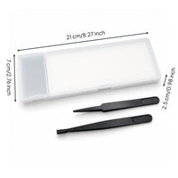 Wet Palette Box Compact Decal Tray for Workbench, Hobby Painters
