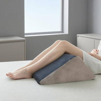 Leg Elevating Pillow Triangular Wedge Leg Cushion Knee Support Pillow Textured Reclining Aid Raised Position