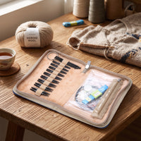 Zippered Interchangeable Circular Knitting Portable Interchangeable Knitting with Case Smooth Flexible for Travel