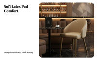 Light Luxury Aesthetic Upholstered Cantilever Chair Italian Inspired Seating Furniture Modern Design Armchair Soft Upholstery for Interior Designers, Restaurant Owners, Homeowners, Dining Room, Reception Area, Kitchen, Home Office