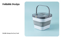 Moisture-Proof Collapsible Rice Container Space-Saving Design Airtight Rice Container Single-Press Access Lid