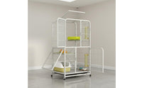 Separate Litter Box Entry Large Cat Villa Stable Structure Multi-Level Cat Enclosure Easy to Clean Pet Supplies