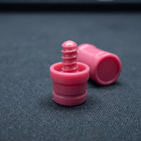 Pink Pool Cue Joint Protectors Set for Slow Eight Ball