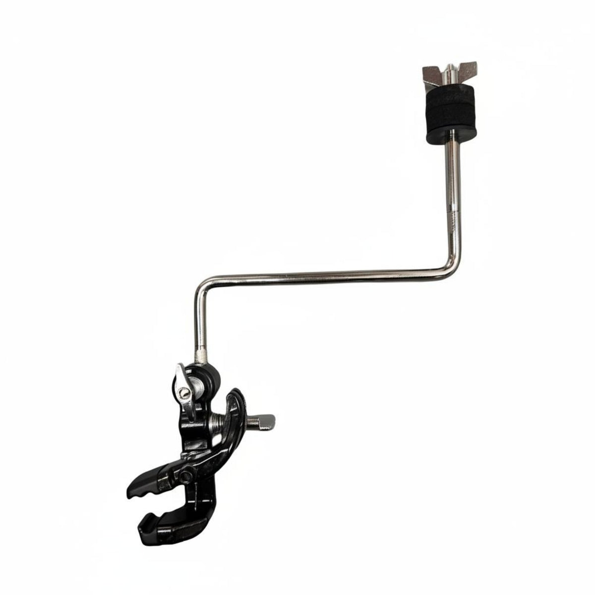 Cowbell Mount Clamp Metal Cowbell Holder Adjustable Drum Clamp Arm for Stage, Practice Room