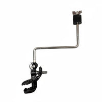 Cowbell Mount Clamp Metal Cowbell Holder Adjustable Drum Clamp Arm for Stage, Practice Room
