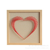 DIY Heart String Art Kit for Valentine's Day