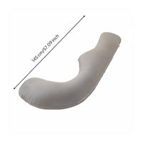 Full Body Maternity Pillow Removable and Washable Cover Side-Rest Support Cushion Support Pillow for Women