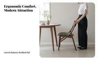 French design animal-inspired curved-shaped Backrest Chair Designer Inspired Household Furniture mid-century modernera Modern Minimalist Design for Apartment Dwellers, homeowners, Dining Room, Kitchen, Bedroom, Home Office