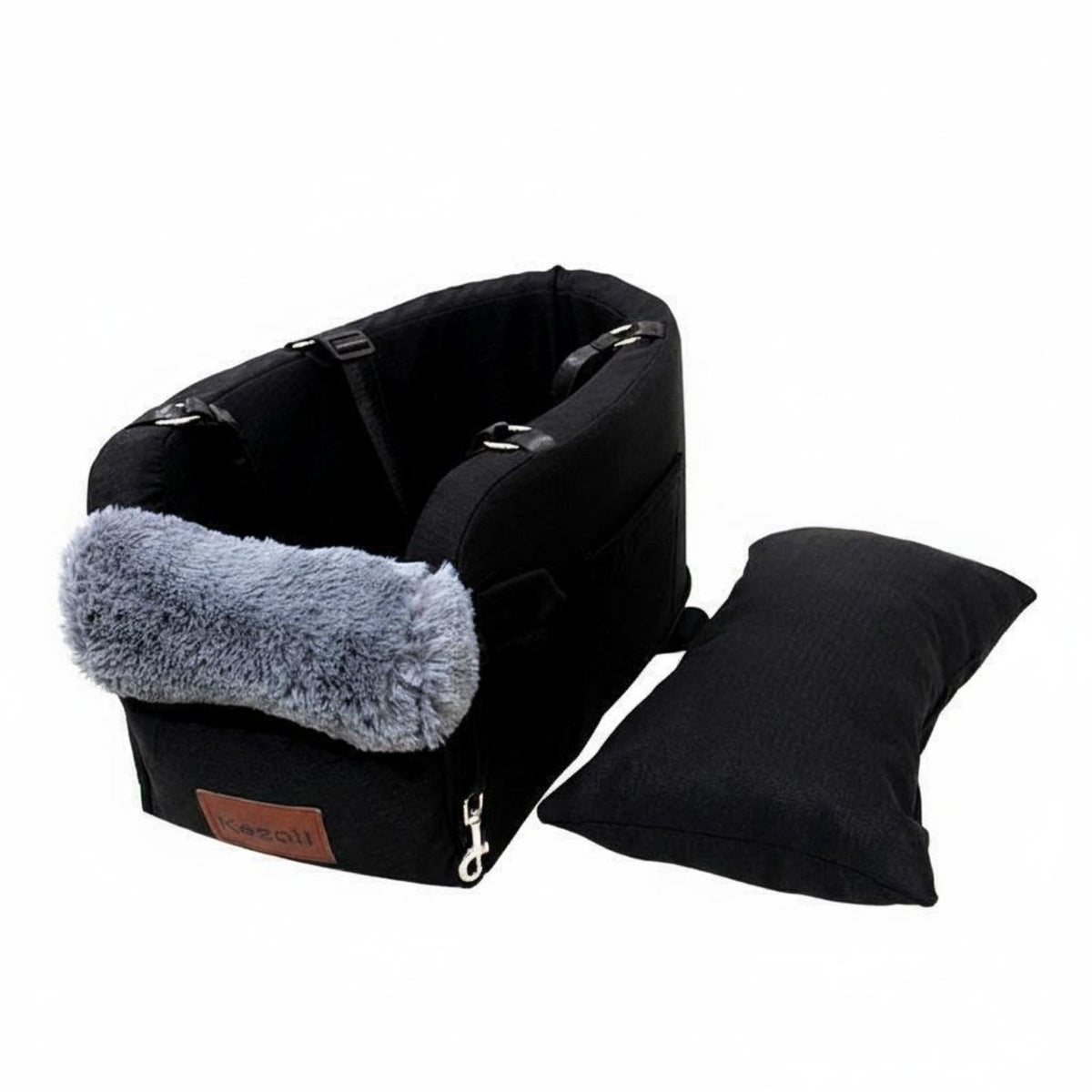 Warm and Comfortable Pet Car Console Seat Washable Cushion Console Dog Car Seat Non-Slip for Road Trips, Vet Visits, Home