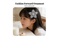 3D Gauze Material Flower Sew-on Five-Petal Flower Craft Embellishments for DIY Enthusiasts, Seamstresses, Clothing Decoration, Costume Making