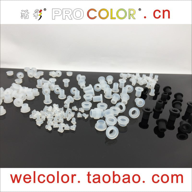 T-Type Silicone Rubber Hollow Through-Hole Sealing Plugs Leak-Proof Stopper Power Box Wire Protection Grommets