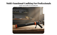 Manual Caulking Double Use Rotating Barrel Caulk Professional Grade Long-Lasting Construction for Handymen, Home Repair, Kitchen