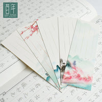 Chinese Style Blank DIY Bookmark Cards for Painting and Gifting