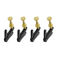 Cello Fine Tuners, 4-Pack, 3/4 and 4/4 Size, String Adjusters for Cello Parts