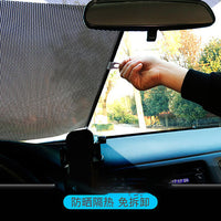 Retractable Car Sun Shade for Windshield and Windows, UV Protection, Heat Reduction, Easy Installation