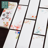 Chinese Style Blank DIY Bookmark Cards for Painting and Gifting