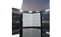 Soccer Referee Card Set Foldable Design Soccer Referee Kit Leather Case Red and Yellow Card Kit for League Games, Training Matches