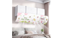 Direct Blow Protection Air Conditioner Wind Deflector Hanging Air Conditioner Deflector Perforated Air Conditioning Airflow Guard No-Drill for Baby, Renters, Bedroom, Living Room, Apartment
