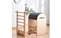 5 Pieces Pilates Bed Set Aluminum Alloy Pilates Reformer Home Use Ladder Barrel Reformer for Studio
