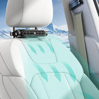 Cooling Car Seat Fan with Mounting Bracket Compact Car Seat Fan USB-Powered Stable for Commuters