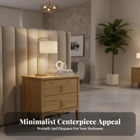 Light Luxury aesthetic Bedside Storage Table Modern Minimalist Design Single-Drawer End Table space-saving Size Nightstand Small Footprint for Apartment Dwellers, Homeowners, Students, Guest Room, Hotel, Office