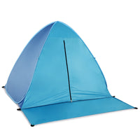 Automatic Pop-Up Camping Tent with Curtain for Beach and Outdoor Activities