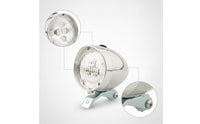 Retro Cycle Headlight Chrome Bike Headlight Easy to Install for City Commuting