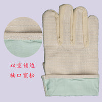 Double-Layer Canvas Work Gloves, 24-Thread Thickened Wear-Resistant Welding & Industrial Protection