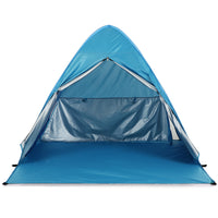 Automatic Pop-Up Camping Tent with Curtain for Beach and Outdoor Activities