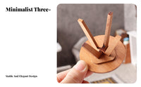 Cherry Wood Dollhouse Round Tea Table DIY Miniature Round Table Long-Lasting for Hobbyists, Collectors, Room Box, Miniature Scene