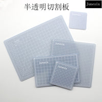 Junesix Translucent Self-Healing Cutting Mat for Crafts and Hobbies