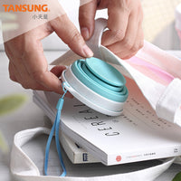 Collapsible Silicone Bowl and Cup Set for Travel and Outdoor Use