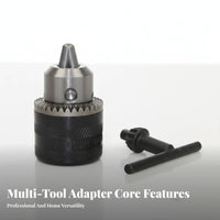 1.5-10mm Keyed Drill Chuck Multi-Functional Grinder to Drill Converter Angle Grinder Thread Adapter Easy Installation for Garage