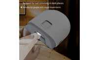 Electric Nail Clipper Two-Speed Electric Nail Trimmer Manicure Grinder Type-C Charging Beauty Gadget Built-in Storage