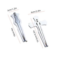 2 Pieces Traditional Mongolian Mouth Harp Portable Metal Jaw Harp for Performance, Music Practice