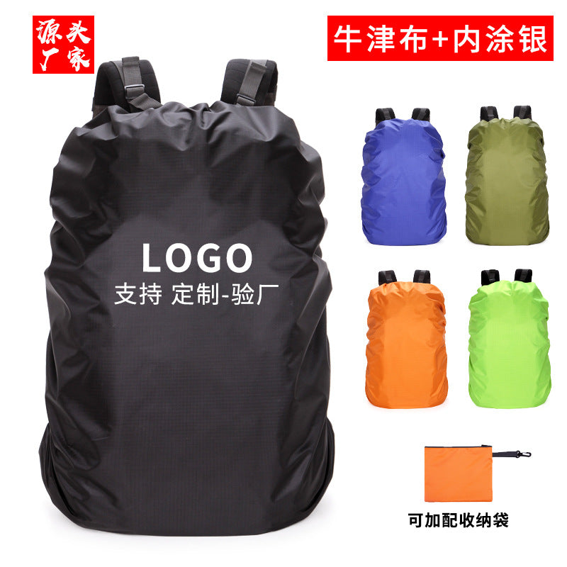 Oxford Cloth Backpack Rain Cover Outdoor Hiking Waterproof Dustproof Bag Protector 20-100L