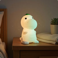 Type-C Charging Rechargeable Dinosaur Night Light Dimmable Dinosaur Night Light Tap Control Children's Lighting Color Changing for Children, Nursery, Bedroom