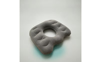 Inflatable Seat Cushion Flocked Donut Cushion Pressure-Relief Ergonomic for Office Workers, Home Workstations