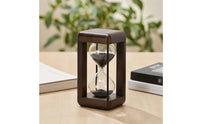 Hourglass with Wooden Frame Vintage-Inspired Hourglass Timer Sand Glass Decorative Classic for Desk, Office
