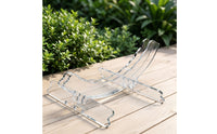 Clear Acrylic Bike Stand Stable Two-Wheeler Parking Stand Modern Bike Parking Rack Low-Profile for Cyclists